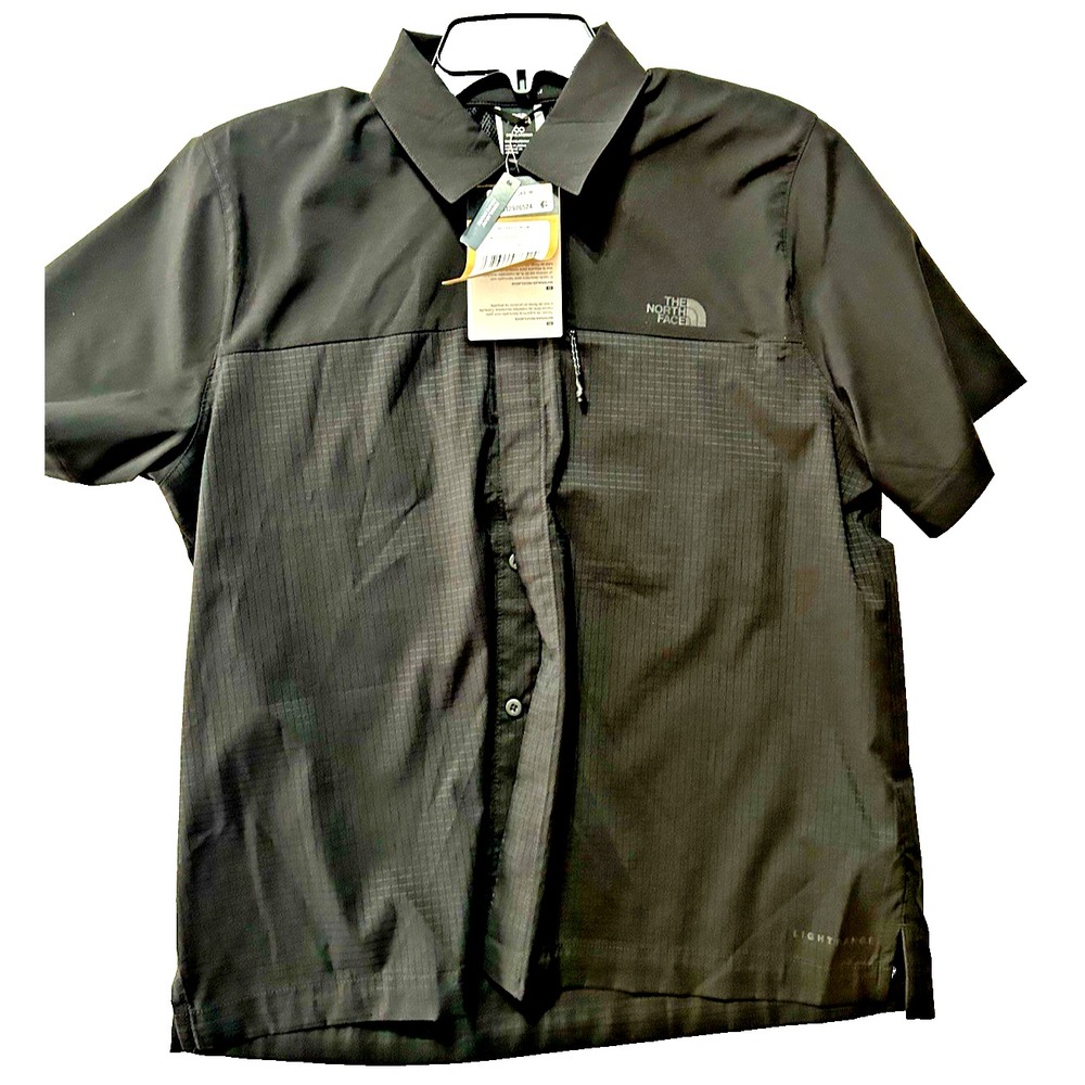 The North Face Women's LIGHTRANGE Short-Sleeve Shirt TNF Black - Size Med (R1)
